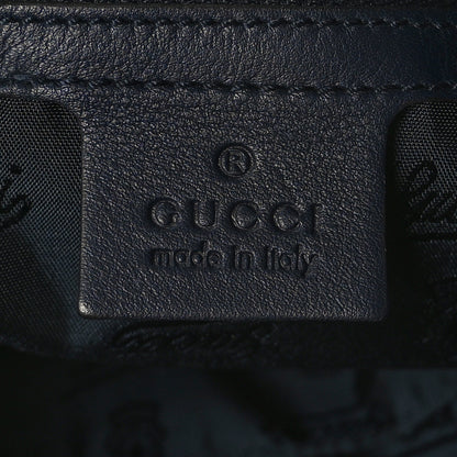 Gucci Crystal Monogram Hysteria Tote Navy Blue 6 of 9