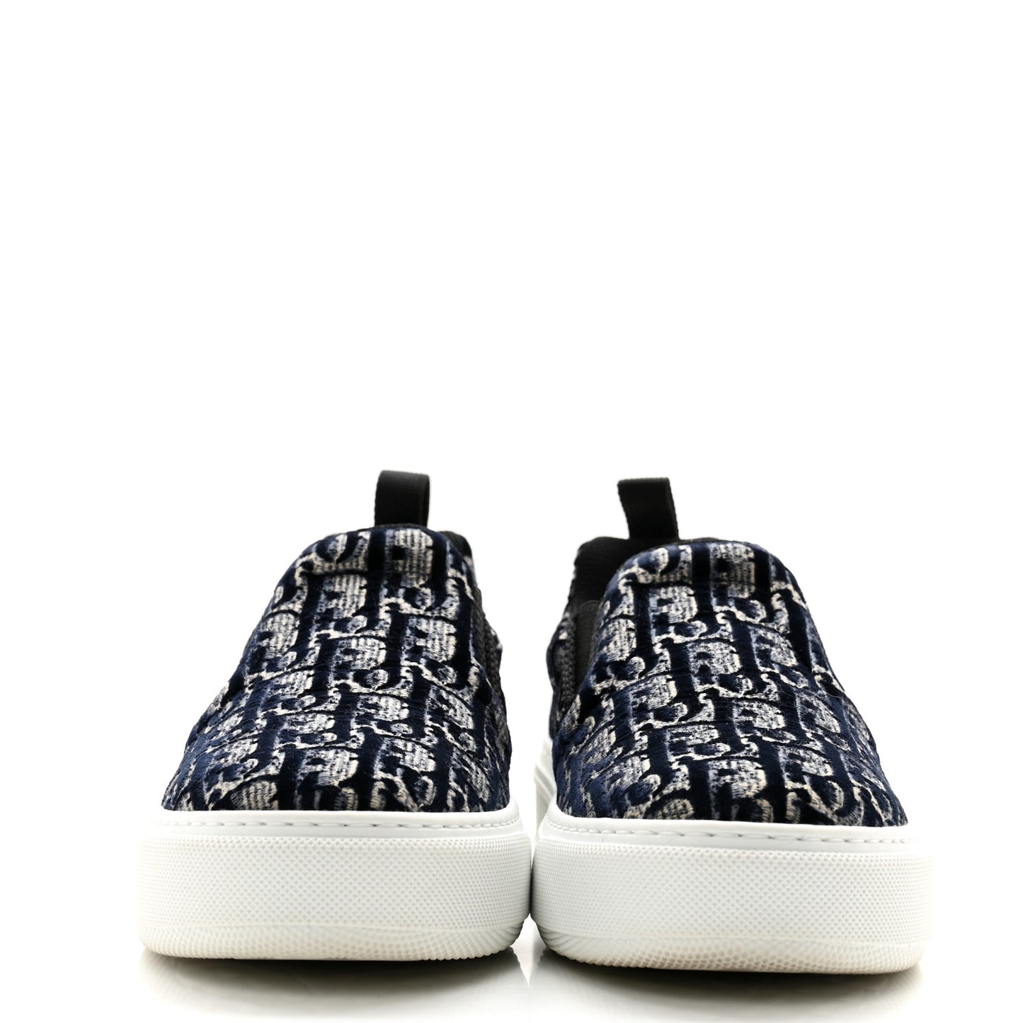 Velvet Oblique Womens Solar Slip On Sneakers 36 Deep Blue