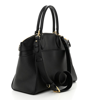 Louis Vuitton Taurillon Vendome MM Black 3 of 9