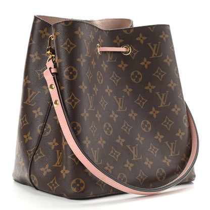 Louis Vuitton Monogram Neonoe MM Rose Poudre 3 of 17