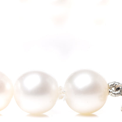 Tiffany Sterling Silver Freshwater Pearl 6-7mm Ziegfeld Necklace 6 of 8