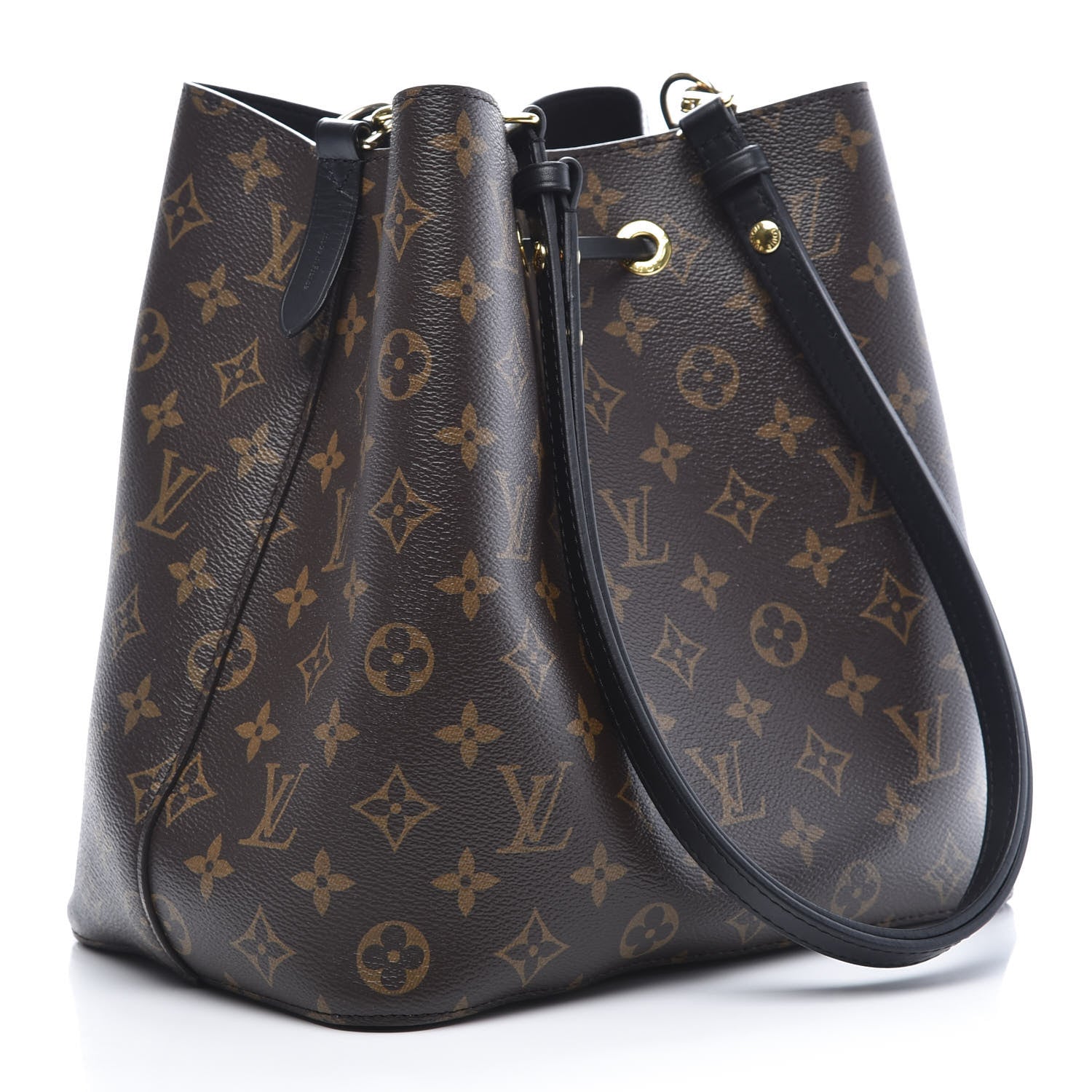 Louis Vuitton Monogram Neonoe MM Black 3 of 10