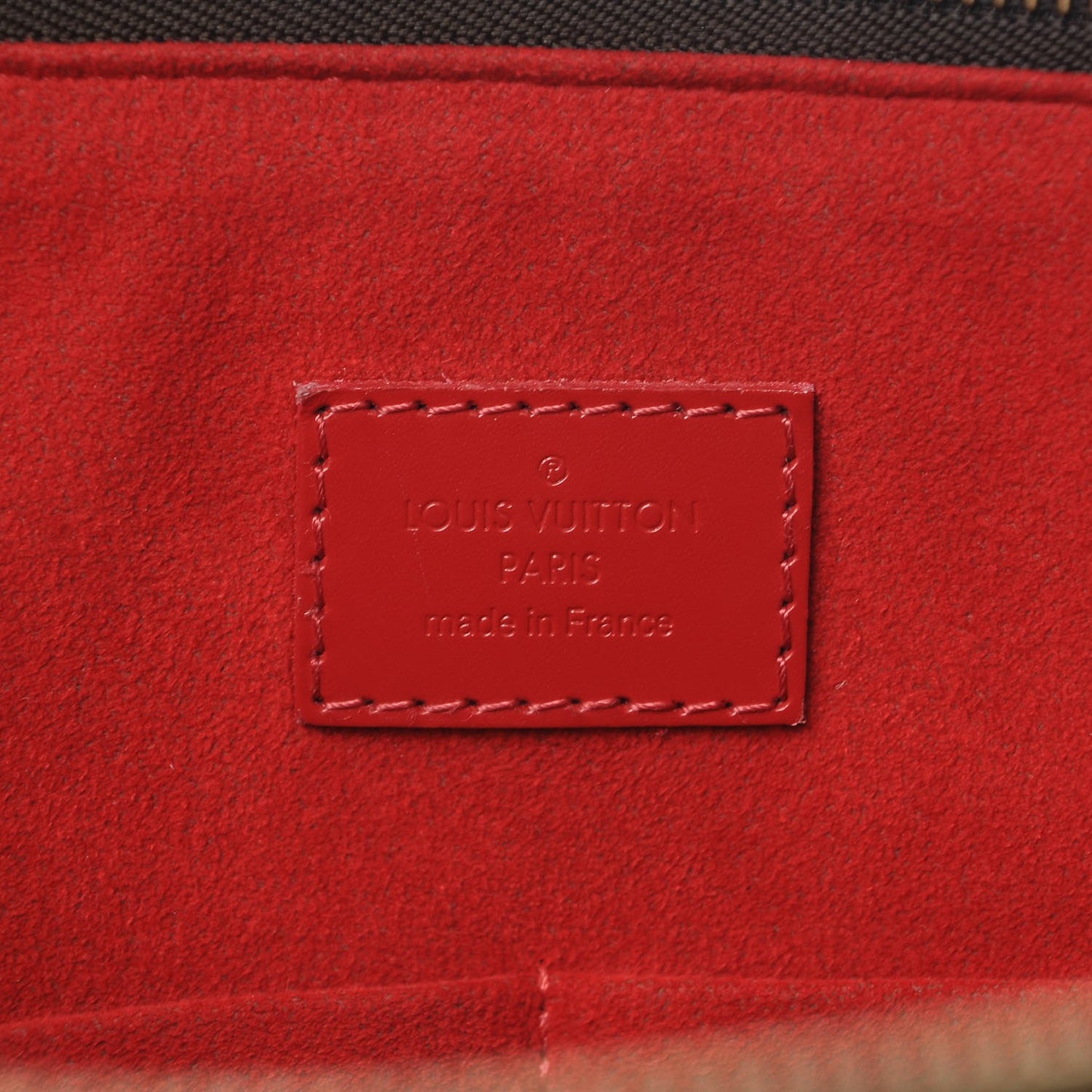 Damier Ebene Caissa Tote MM Cherry