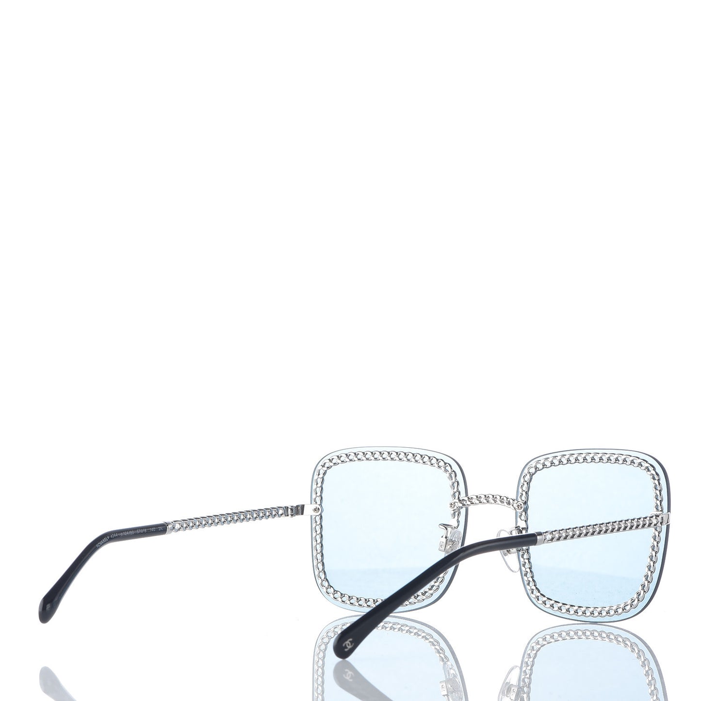 Chain Square Sunglasses 4244 Blue