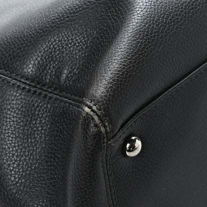 Chanel Calfskin Tall Cerf Tote Dark Grey 8 of 11