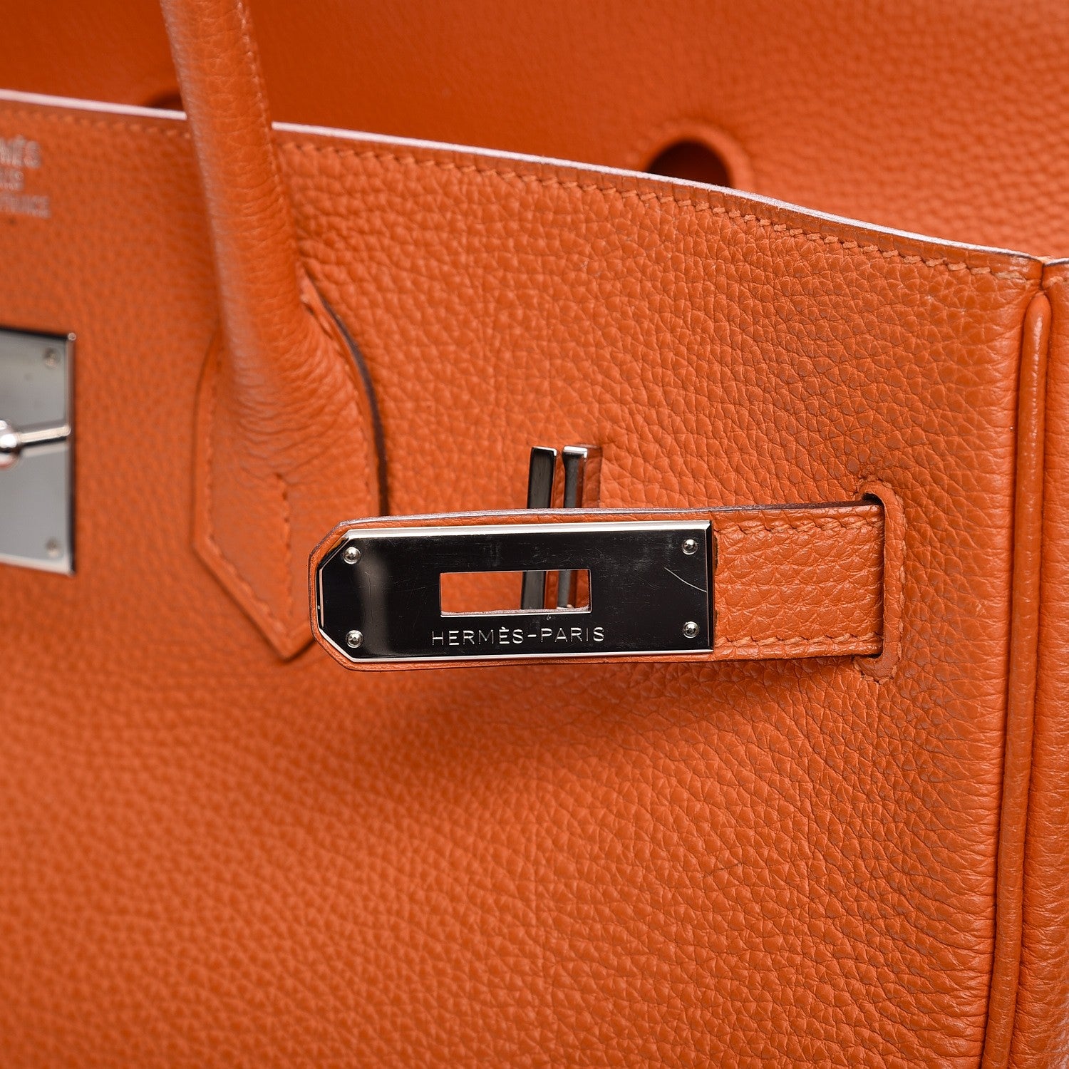 Hermes Togo Birkin 35 Orange 31 of 34