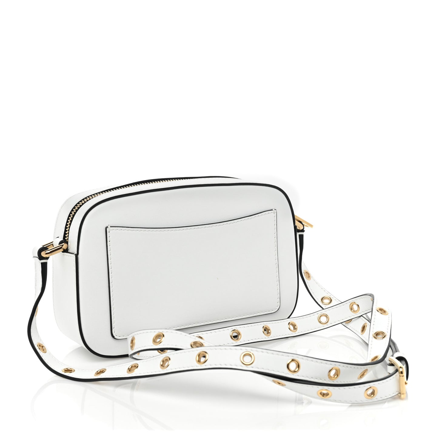 Calfskin Hot Stuff DG Logo 3.5 Crossbody Bag White