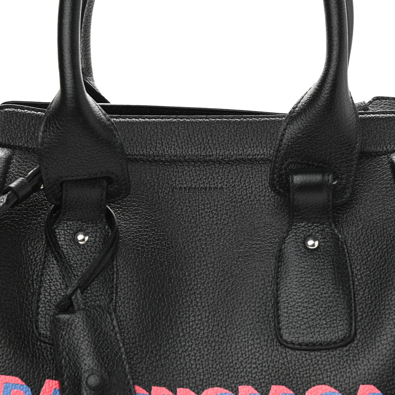 Balenciaga Grained Calfskin Monday Bowler S Black 8 of 11