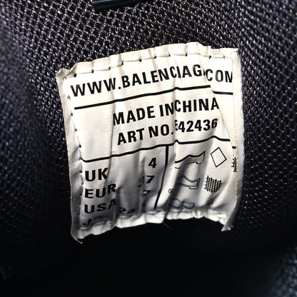 Balenciaga Mesh Nylon Womens Track Sneakers 37 Dark Grey Pink Grey 7 of 8