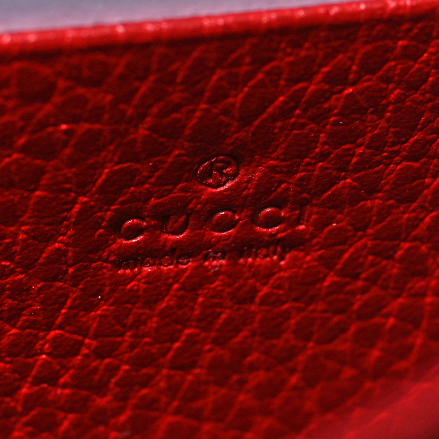 Gucci Calfskin Mini Dionysus Chain Wallet Hibiscus Red 8 of 12