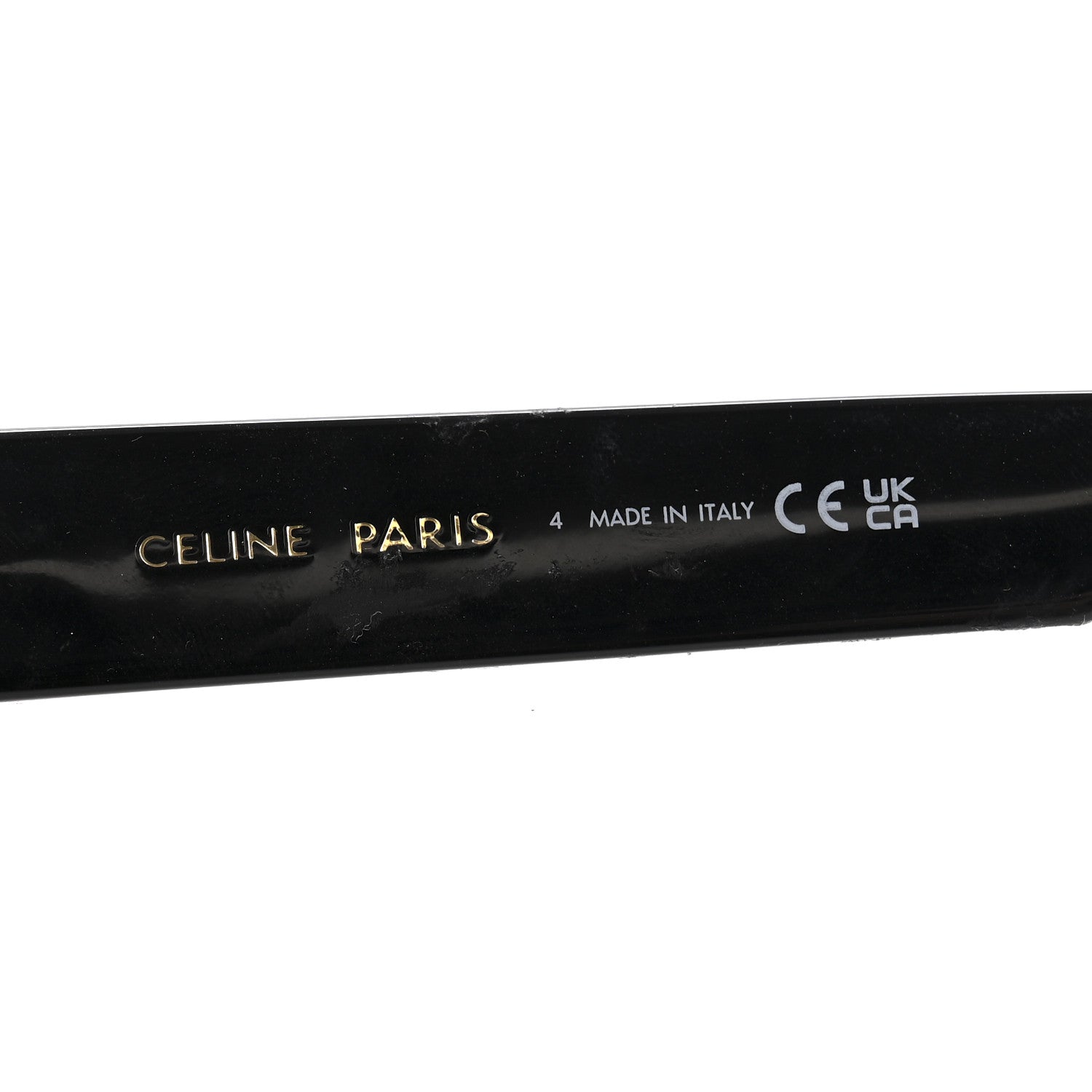 Celine Acetate Triomphe 01 Gingham Sunglasses CL 40194U Black White Smoke 5 of 8