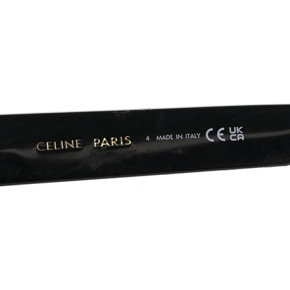 Celine Acetate Triomphe 01 Gingham Sunglasses CL 40194U Black White Smoke 5 of 8