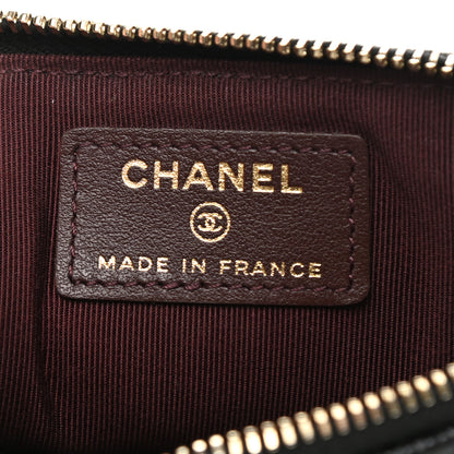 Chanel Caviar Quilted Classic Flat Wallet Pouch Black 10 of 13