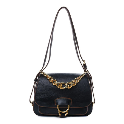 Miu Miu Goatskin Madras Lux Dahlia Black 1 of 12