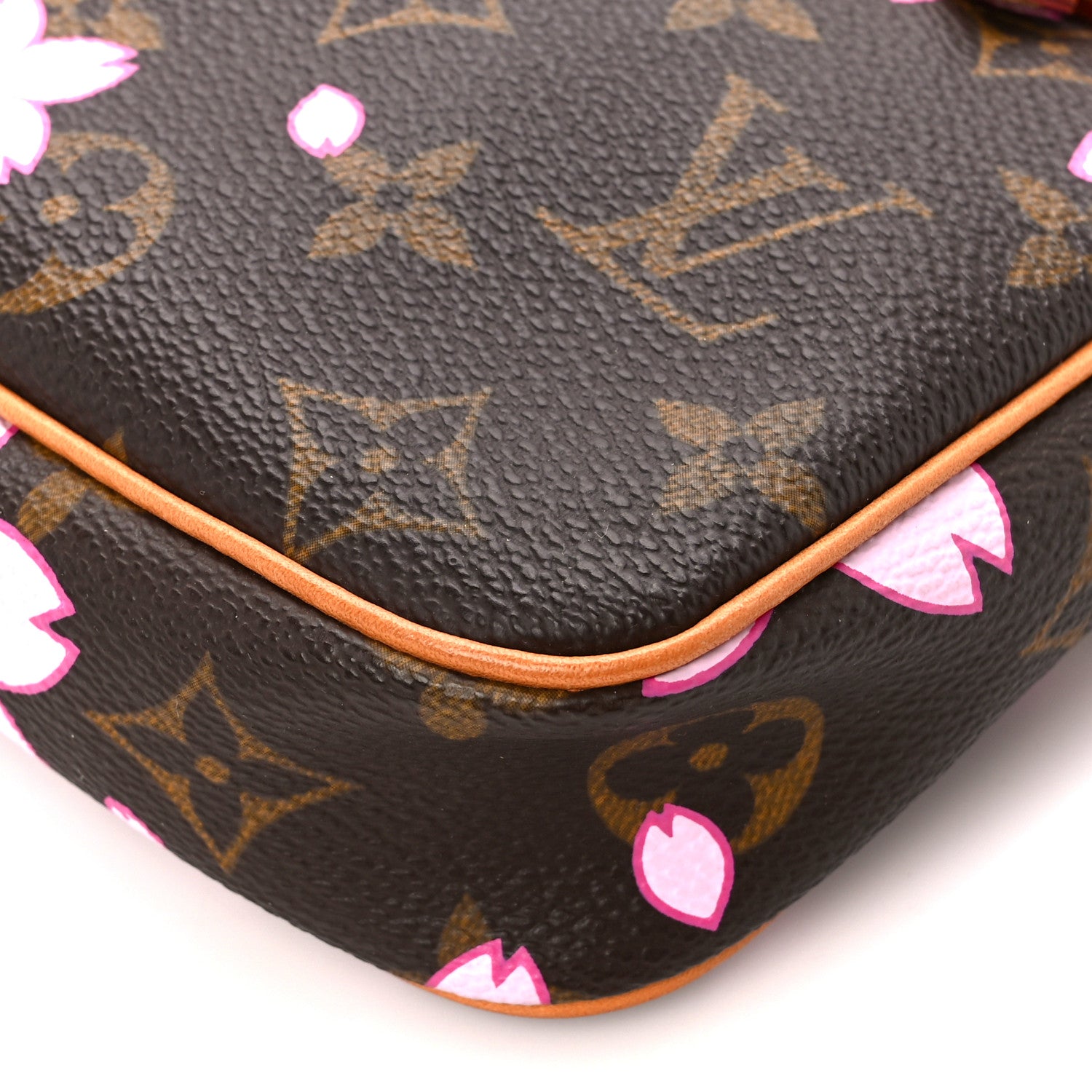 Louis Vuitton Monogram Cherry Blossom Pochette Accessories Brown 9 of 9