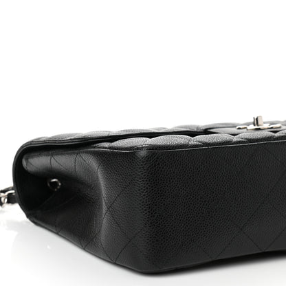 Chanel Caviar Quilted Jumbo Single Flap Black 9 of 11