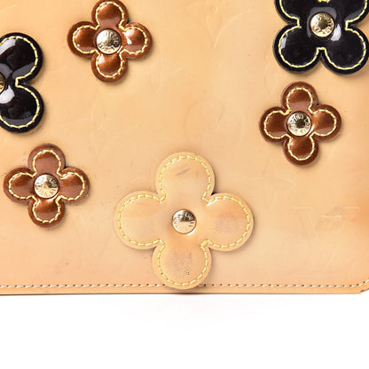 Louis Vuitton Vernis Lexington Fleurs Pochette Beige 15 of 15