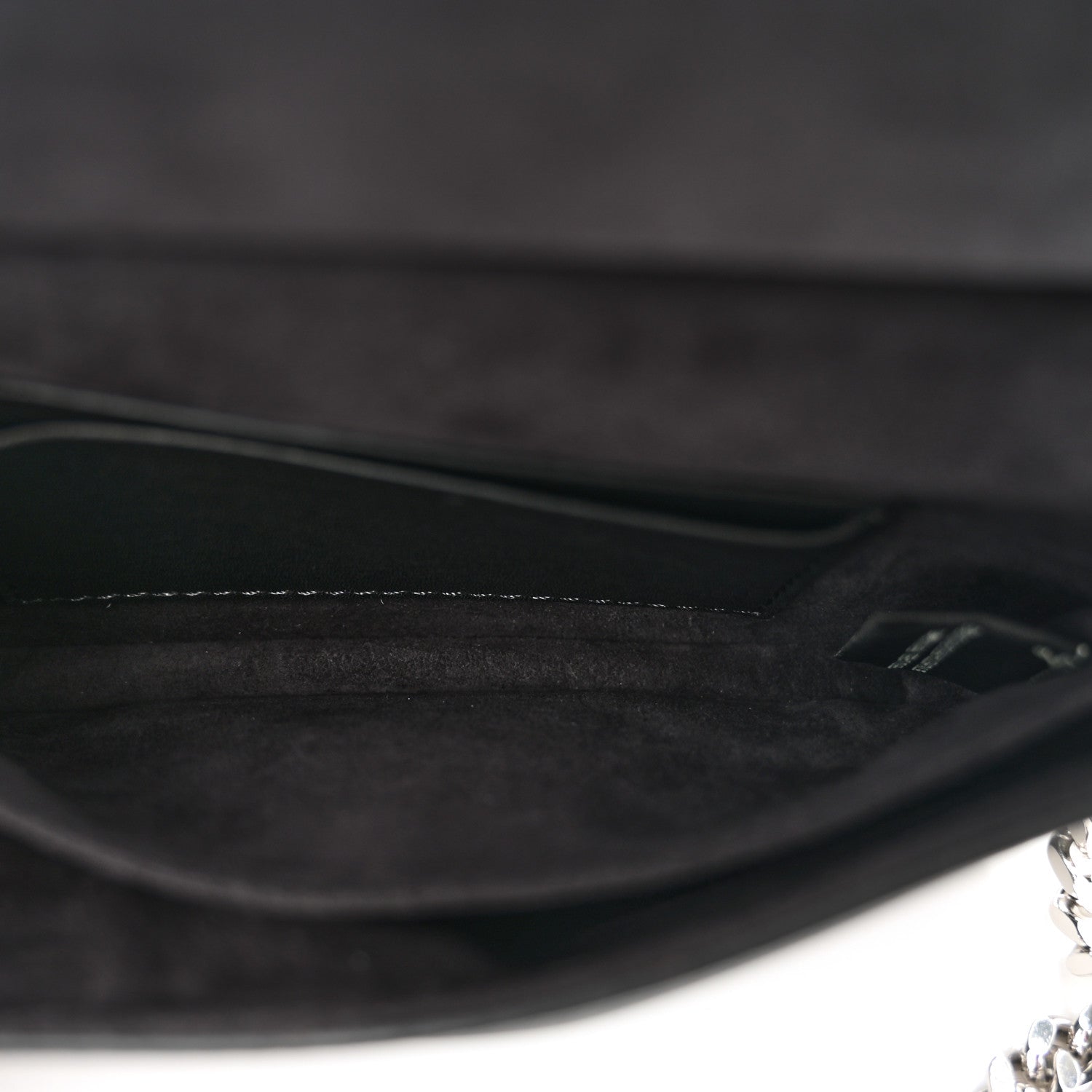 Fendi Vitello Dolce Crystal Flowerland Bi-Color Micro Double Baguette Verde Prato Black 6 of 10