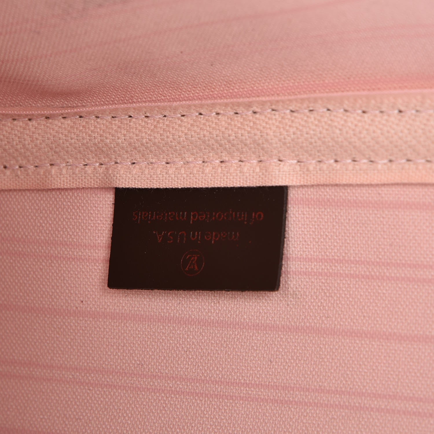 Louis Vuitton Damier Ebene Neo Neverfull MM Rose Ballerine 6 of 8