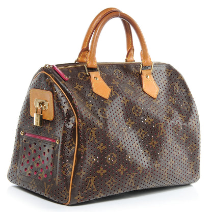 Louis Vuitton Monogram Perforated Speedy 30 Fuchsia 3 of 8