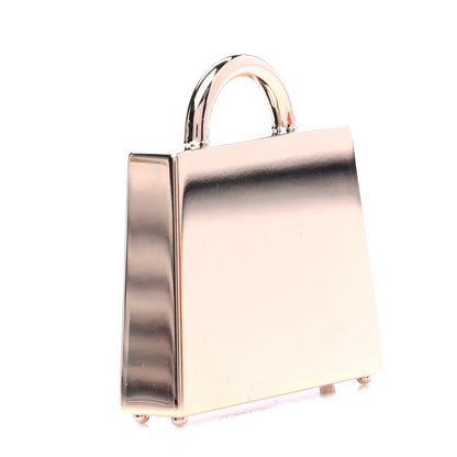 Hermes Lacquered Permabrass Kelly Curiosite Charm Black 3 of 5