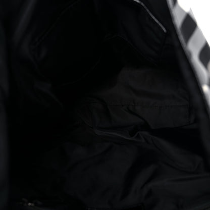 Burberry Nylon Beat Check Victoria Tote Black 5 of 16