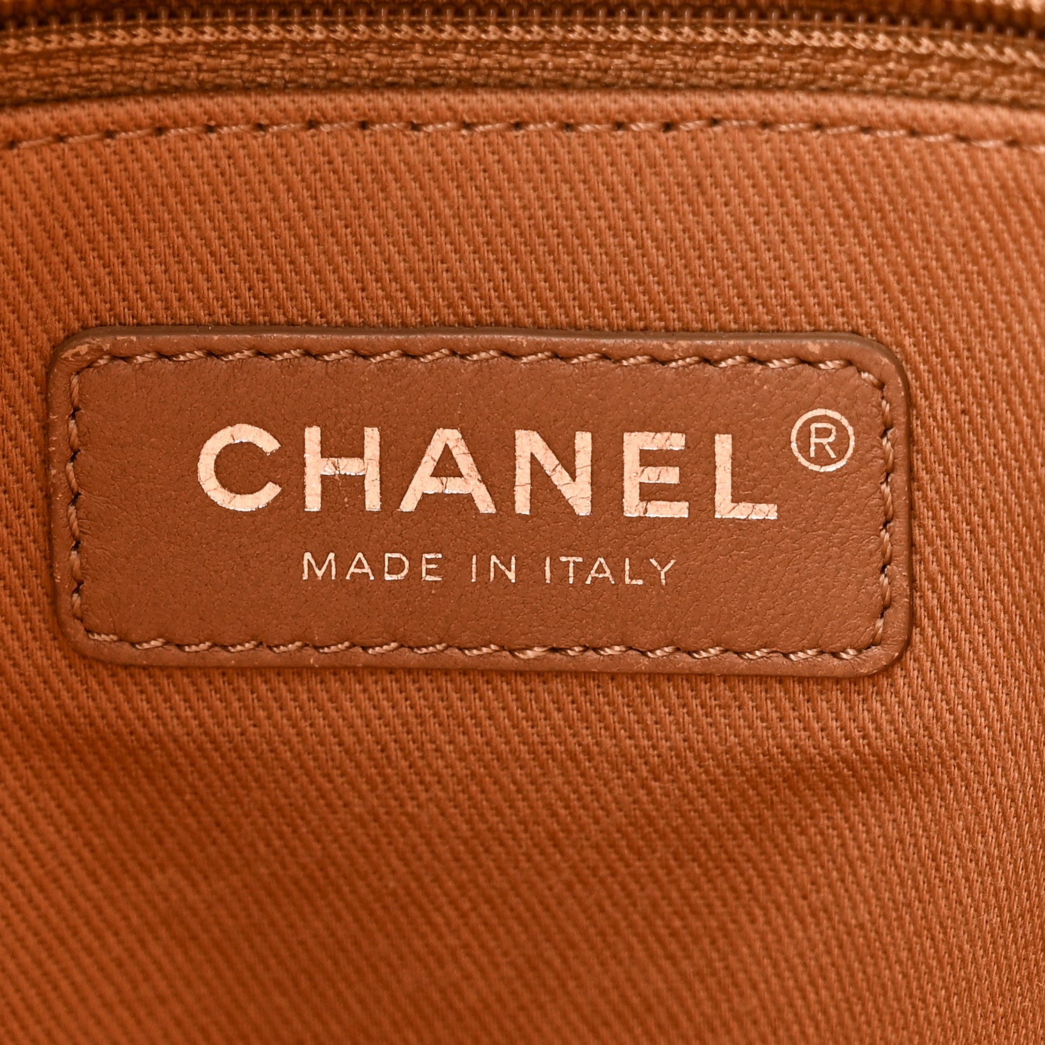 Chanel Mixed Fibers Calfskin Mini Deauville Tote Beige 6 of 10