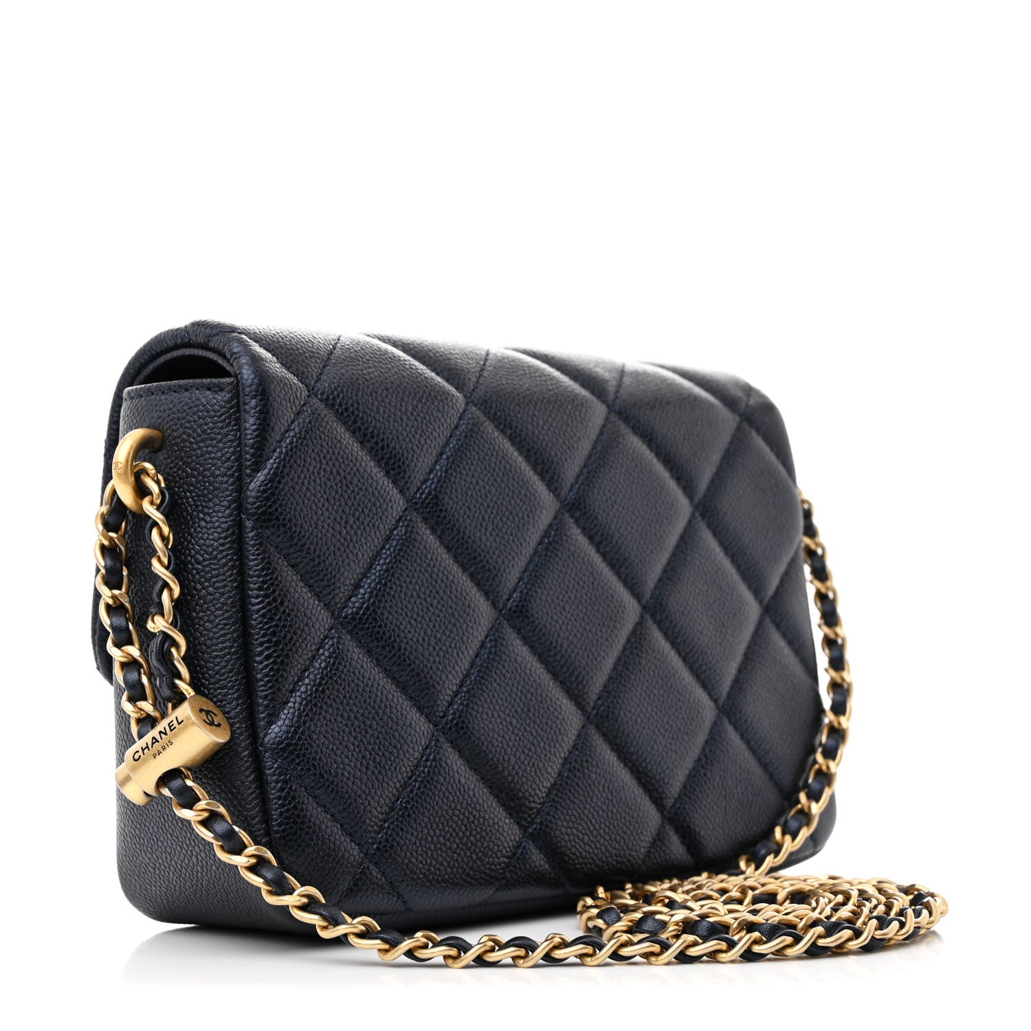 Chanel Iridescent Caviar Quilted Mini My Perfect Flap Black 3 of 11
