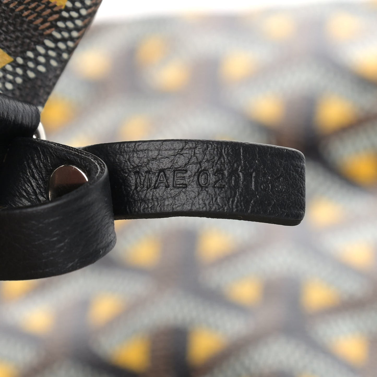 Goyardine Saint Louis Claire Voie PM Black Yellow