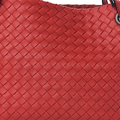 Bottega Veneta Nappa Intrecciato Small Bella Tote Red 12 of 12