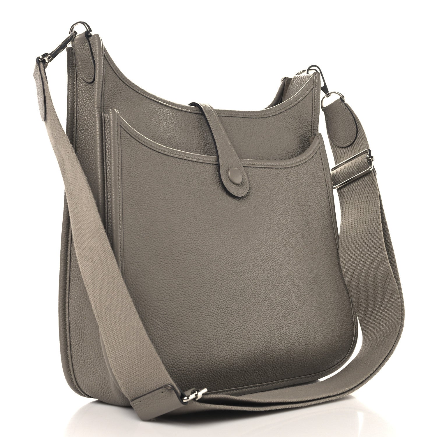 Hermes Taurillon Clemence EVELYNE III PM Gris Asphalte 3 of 12
