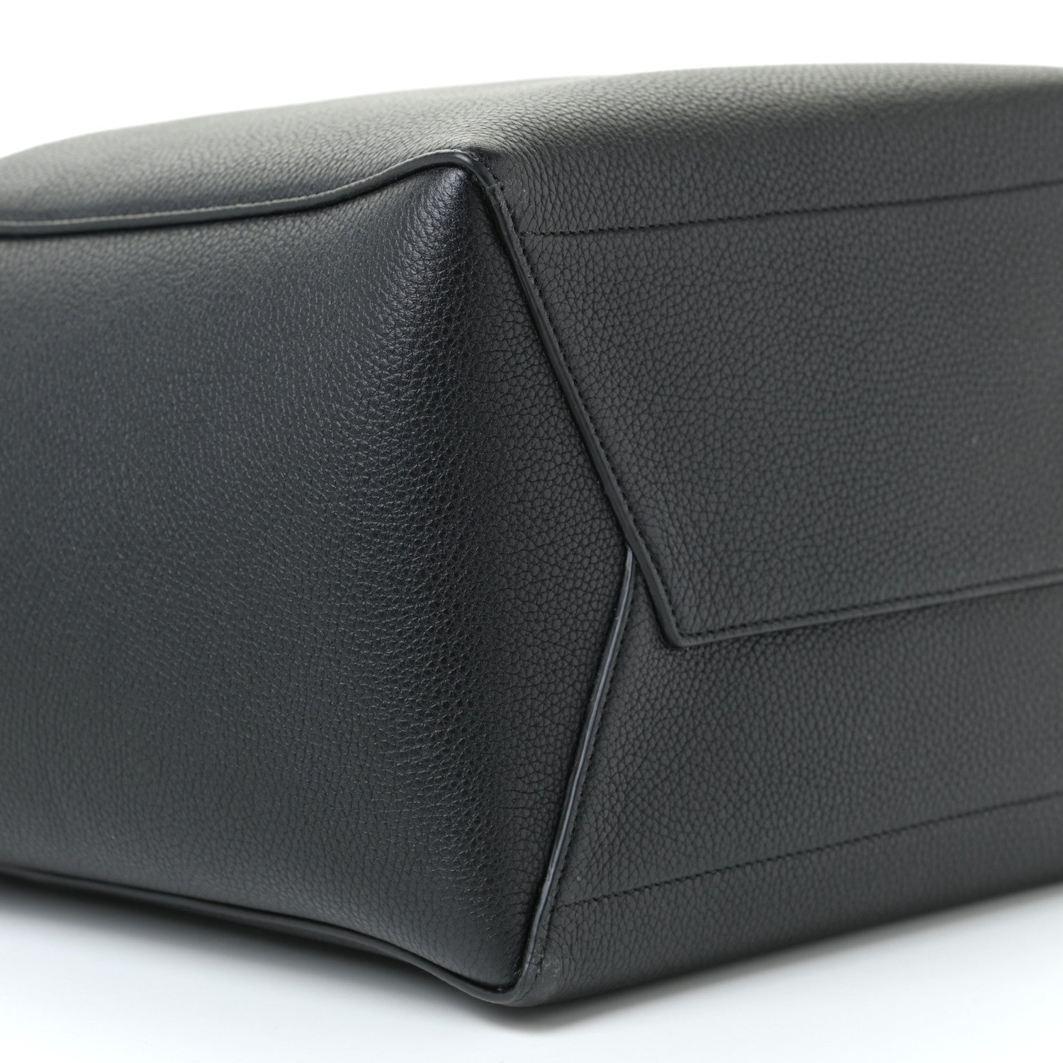 Celine Soft Grained Calfskin Sangle Bucket Bag Black 6 of 7
