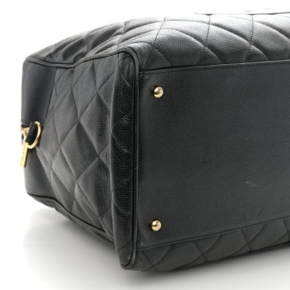 Chanel Caviar Quilted Large Bowler Black 11 of 15