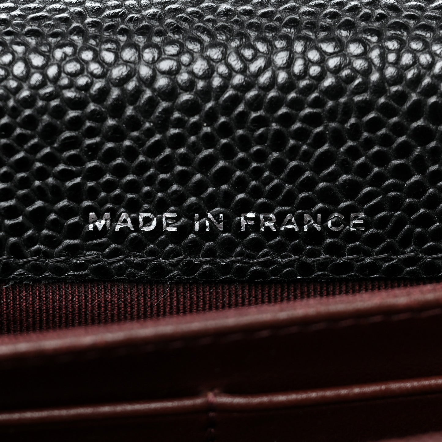 Caviar Quilted Large Gusset Flap Wallet Black