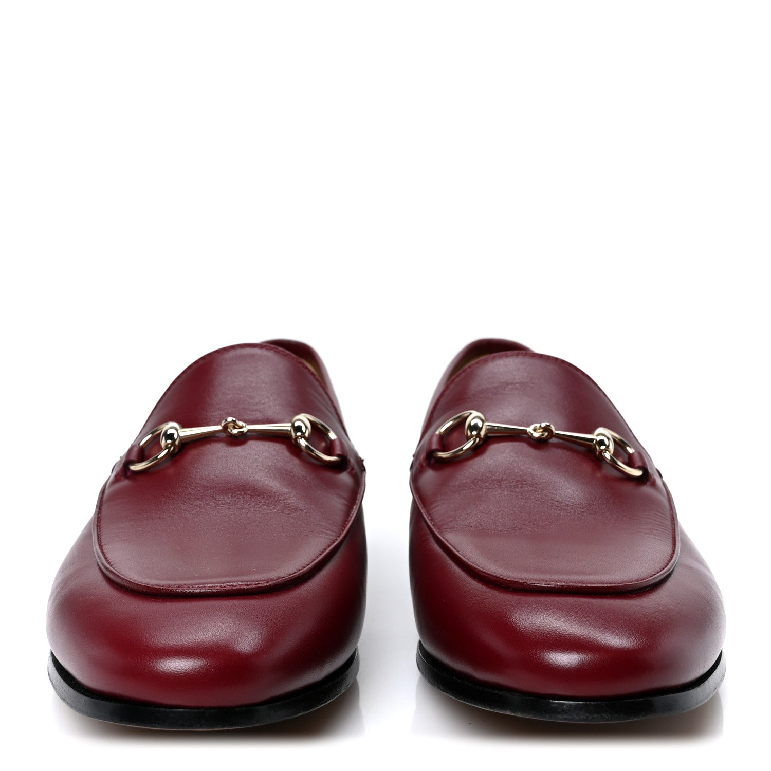 Gucci Betis Glamour Calfskin Womens Jordaan Loafers 39.5 Rosso Ancora 3 of 10