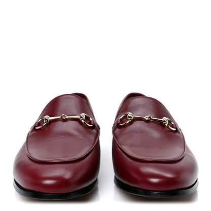 Gucci Betis Glamour Calfskin Womens Jordaan Loafers 39.5 Rosso Ancora 3 of 10