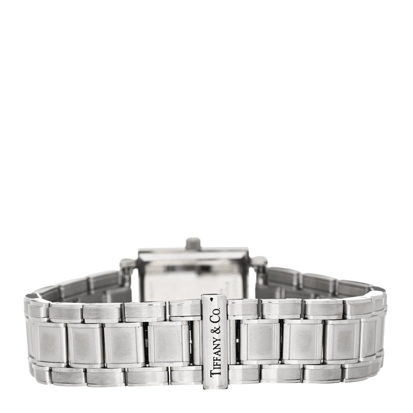 Stainless Steel 23mm Atlas Square Quartz Watch White