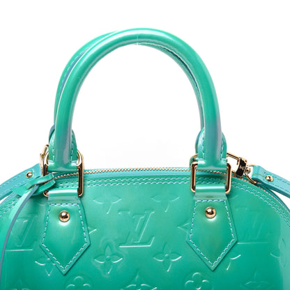 Louis Vuitton Vernis Alma BB Blue Lagon 11 of 26