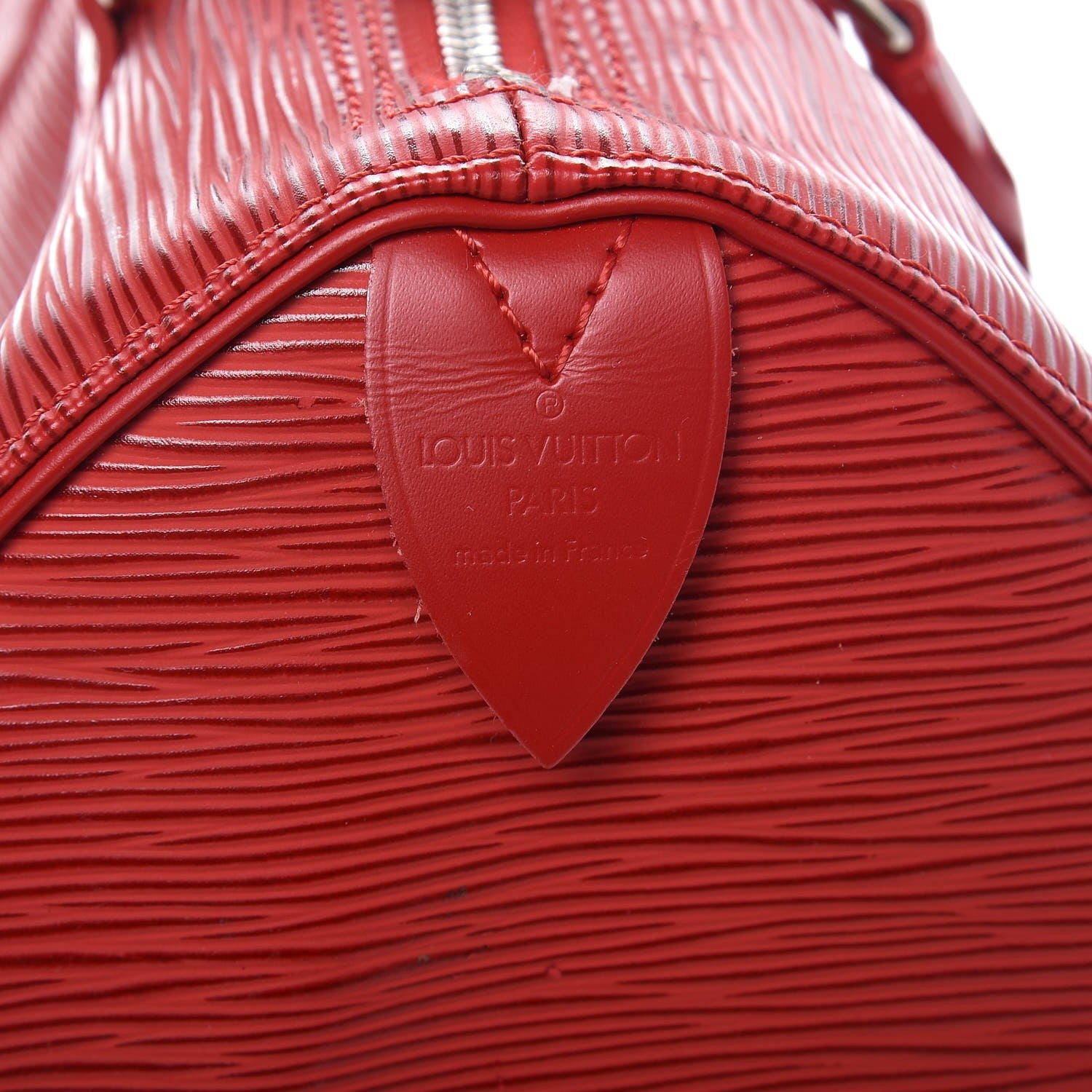 Louis Vuitton Epi Speedy 25 Rouge 6 of 11