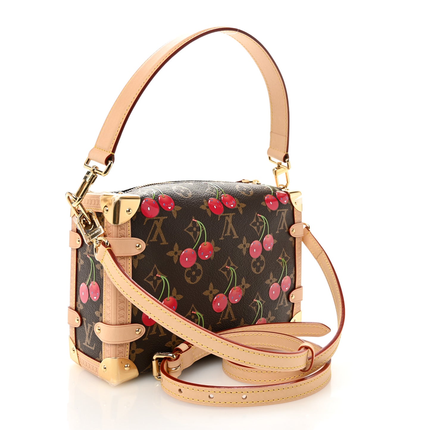 LV X TM Monogram Cerises Side Trunk MM