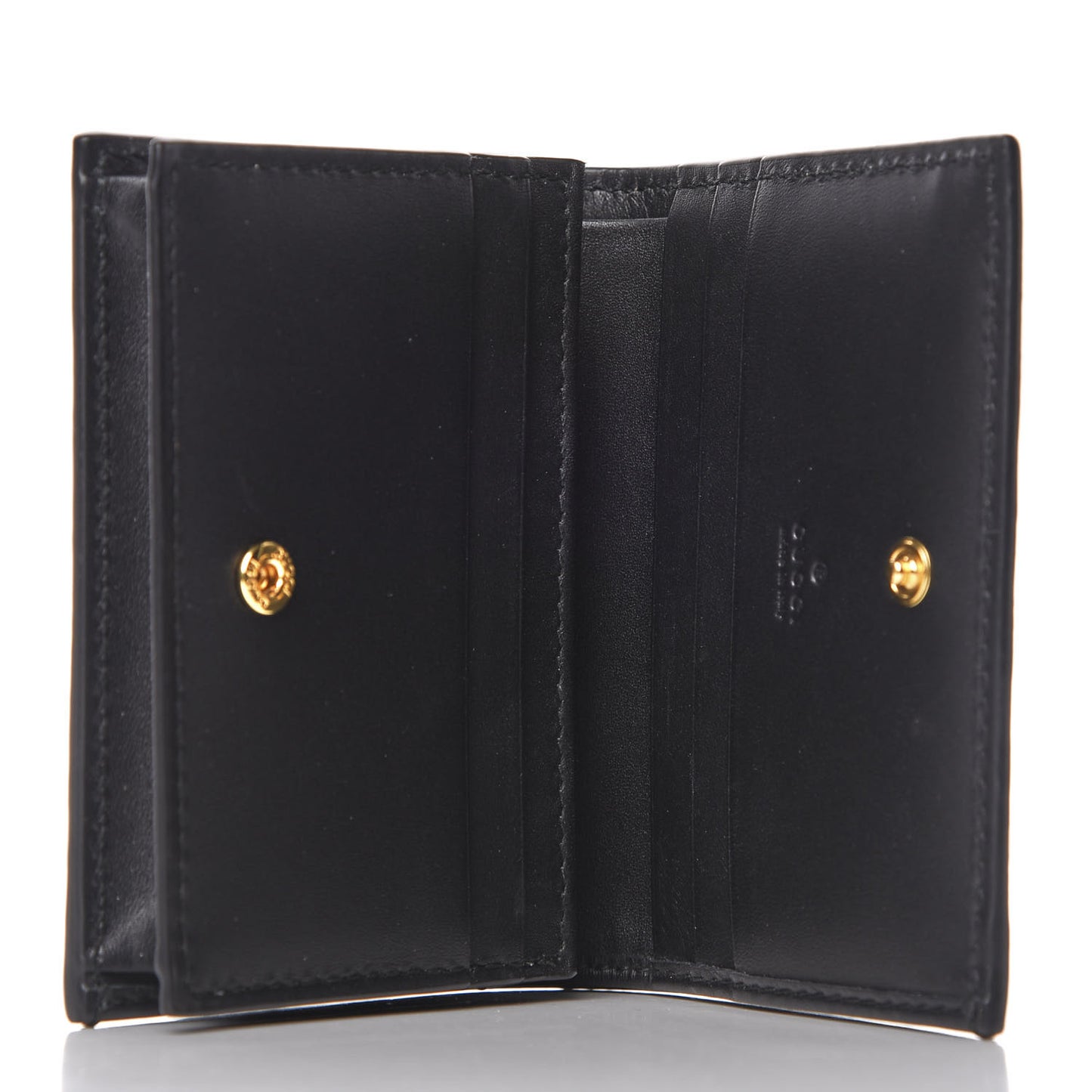 GG Supreme Monogram Bee Print Card Case