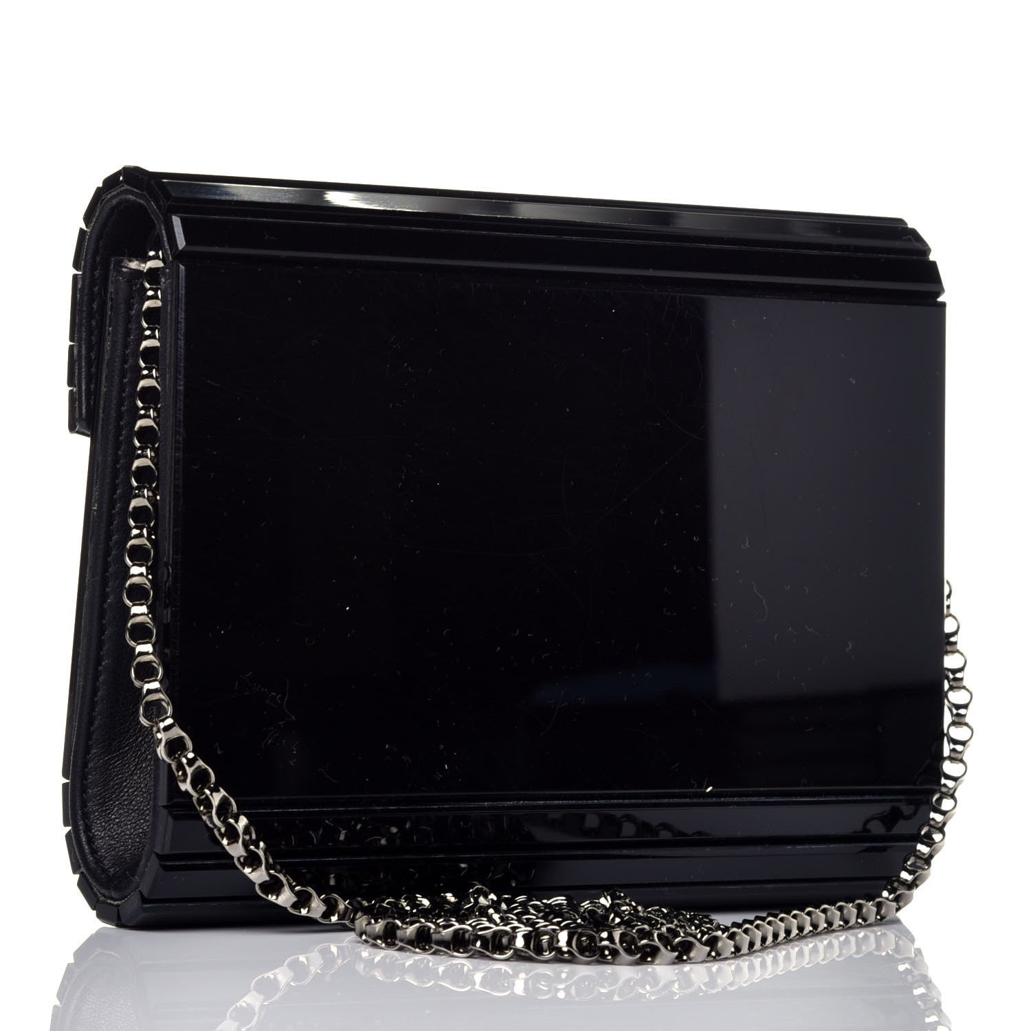 Jimmy Choo Acrylic Candy Clutch Black 3 of 8