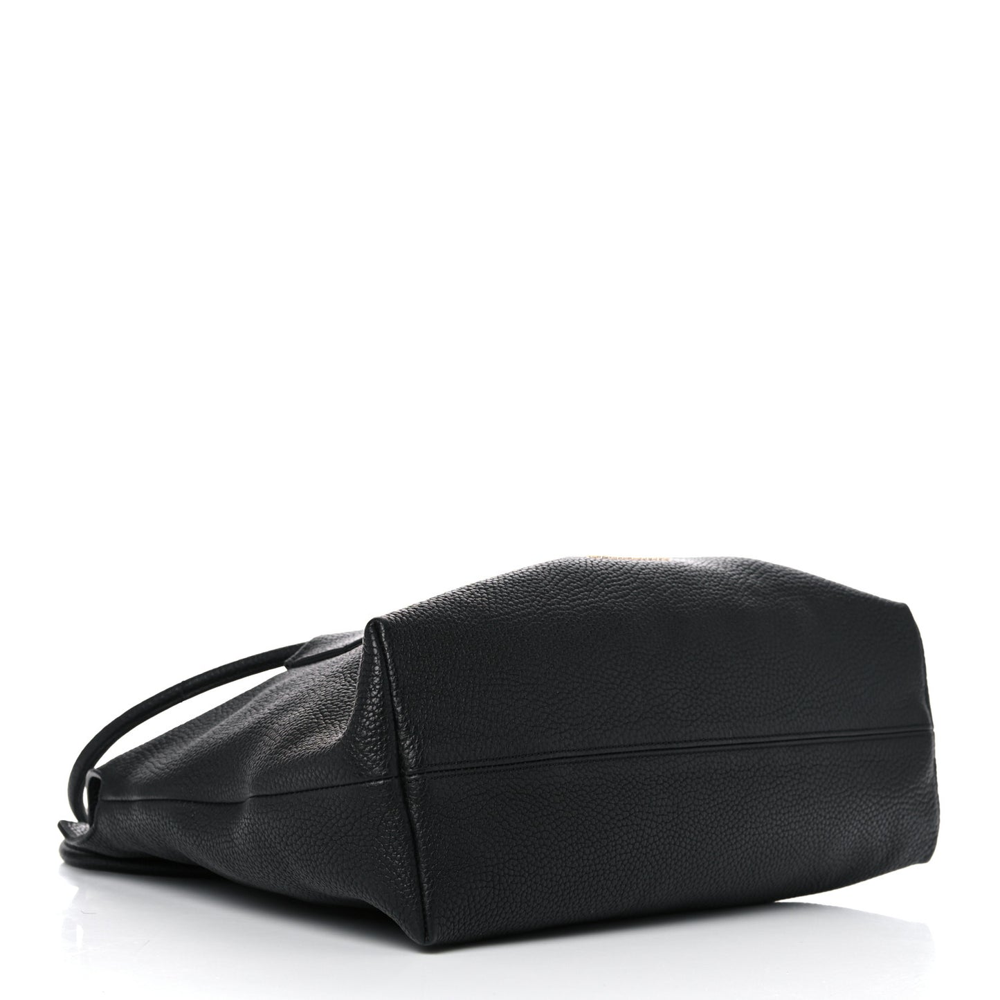 London Grainy Calfskin Medium Baynard Tote Black