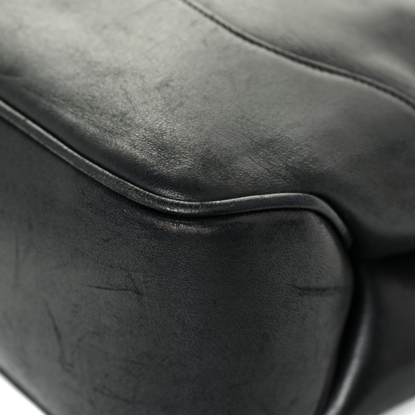 Lambskin CC Shopping Tote Black