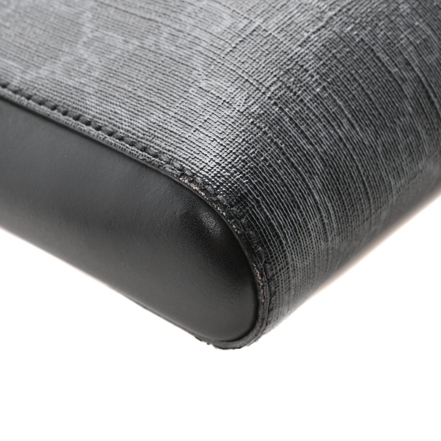 Gucci GG Supreme Monogram Web Small Flat Messenger Bag Black Grey 9 of 10