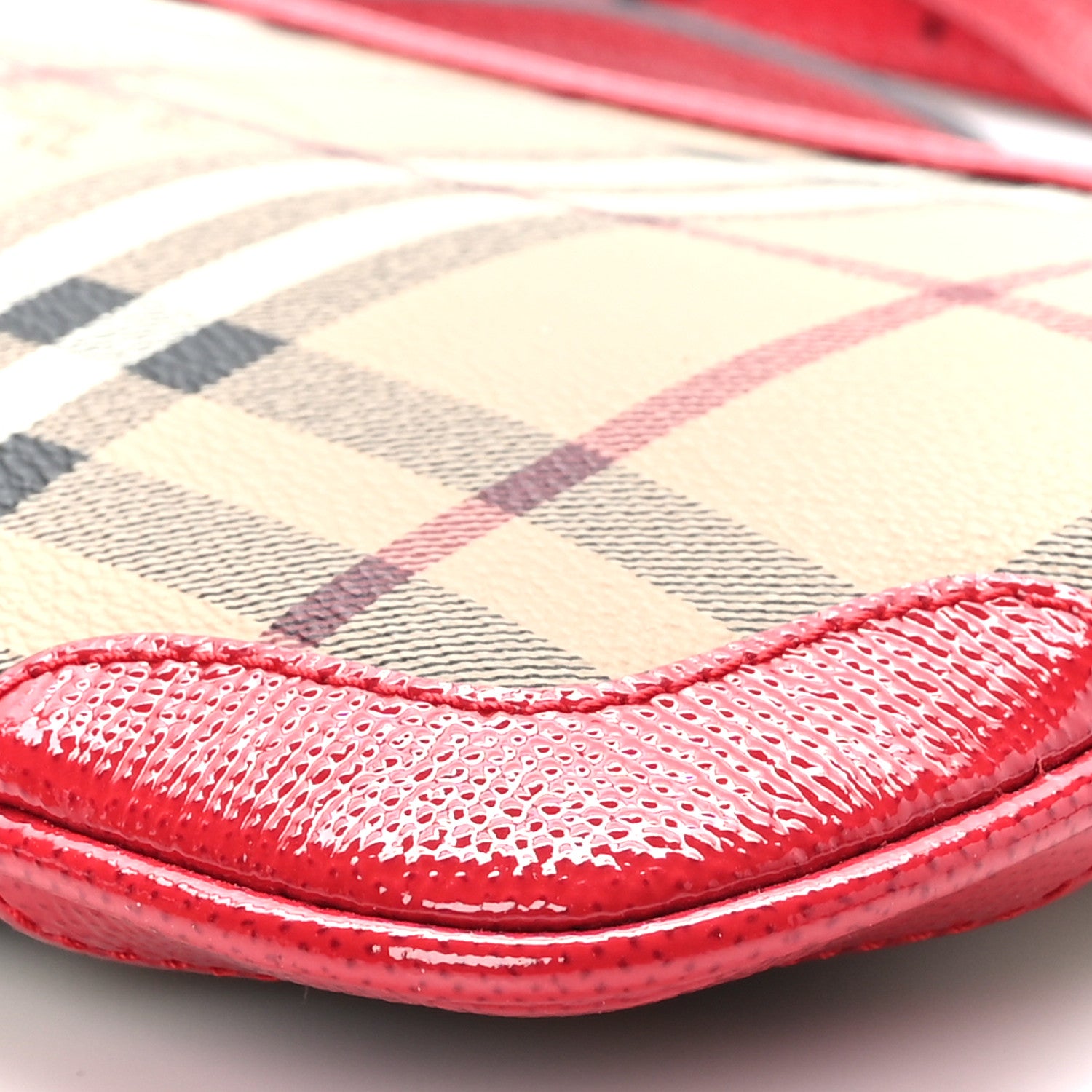 Burberry Haymarket Check Small Peyton Crossbody Clutch Bag