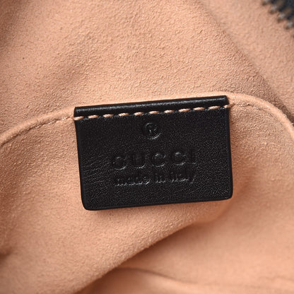 Gucci Calfskin Matelasse GG Marmont Belt Bag 85 34 Black 6 of 9