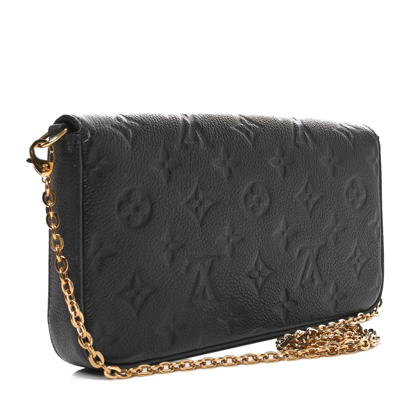 Empreinte Pochette Felicie Chain Wallet Black