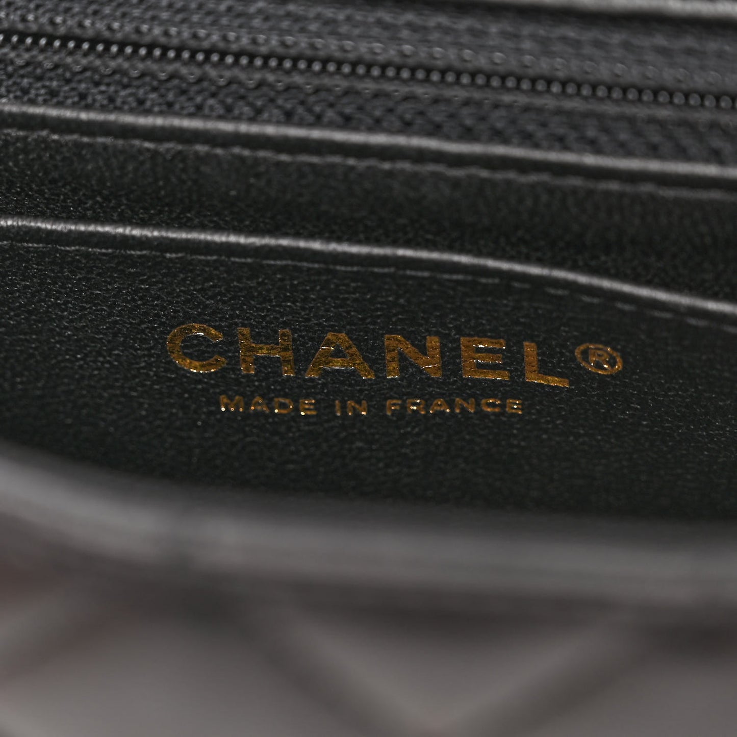 Lambskin Quilted Mini Rectangular Flap Black