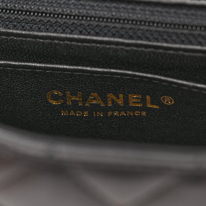 Chanel Lambskin Quilted Mini Rectangular Flap Black 6 of 13